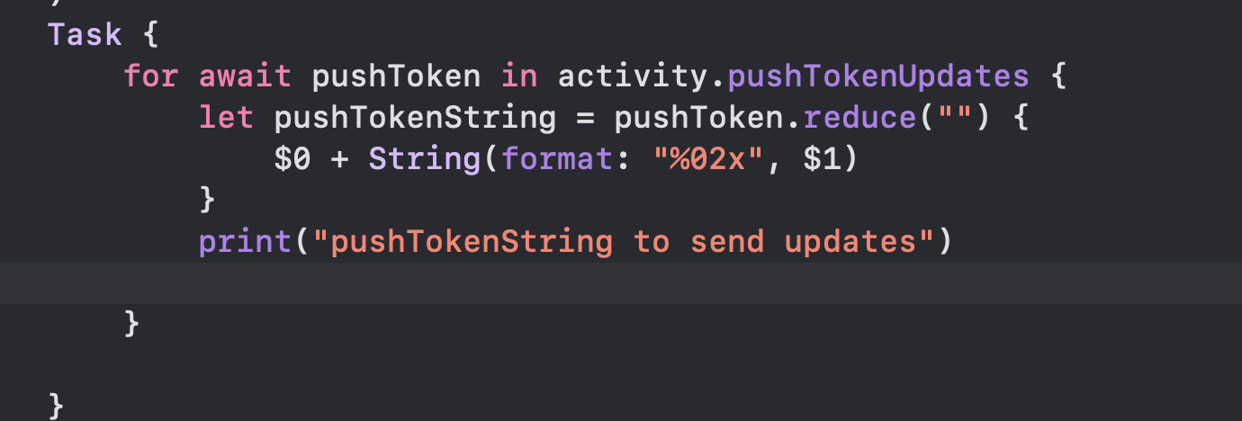 Update Token